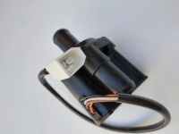 Кран отопителя ГАЗЕЛЬ с 2003 г.в., УАЗ ПАТРИОТ (салона) нов.обр. (электр., 2 выхода)