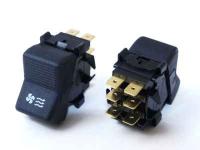 Клавиша переключения печки УАЗ 2206, 3909, 3962 (инжектор), 12-24В, 6 контактов