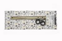 Вал блока педали УАЗ-452 В СБОРЕ (с пальцем и втулками) 