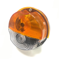 Стекло подфарника желто-белое ГАЗ-3307