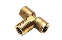 Тройник тормозных трубок ПЕРЕДНЕГО моста ГАЗель, Соболь; ЗАДНЕГО моста Волга