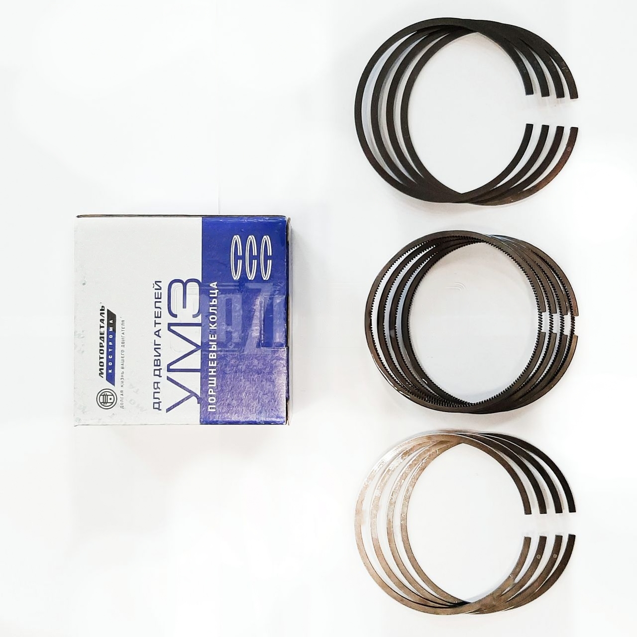 Кольца поршневые 100,0 к-кт дв. ЗМЗ 410, УМЗ 4218
