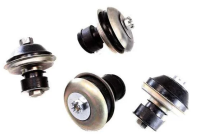 Подушка двигателя УАЗ 452, 469 (1 шт.) ПЕРЕДНЯЯ с чашками "УАЗ" (ЗАВОД)