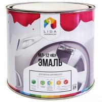 Эмаль МЛ-12 К Лида автомобильная, белая, 2л