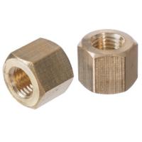 Гайка М8x1 h=7 под ключ 13 (латунь)