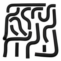 Патрубки отопителя ГАЗель дв. УМЗ 4216 Е-3 (к-т 13шт.)