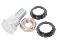 Ремкомплект оси педали сцепления ГАЗель 3302, Волга (болт, гайка, втулки) 