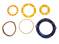 Ремкомплект поворотного кулака УАЗ мост "СПАЙСЕР" (6 позиций: сальник П/У СИНИЙ, войлок, картон)