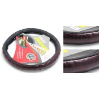 Чехол руля, черный, кожа