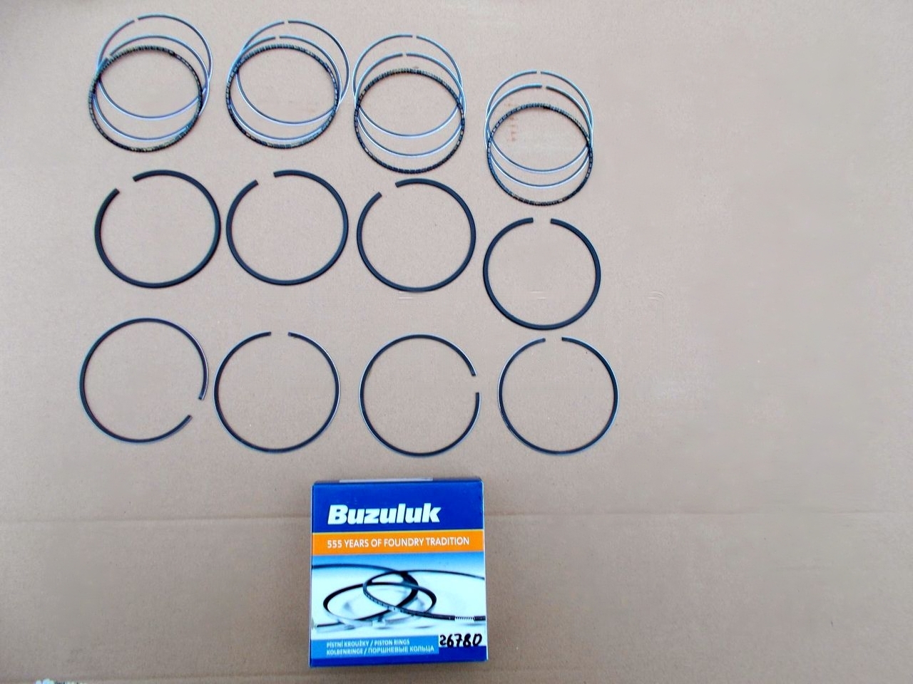 Кольца поршневые 93,0 к-кт дв. ЗМЗ 402, 406 ГАЗ, 523, 524 ПАЗ