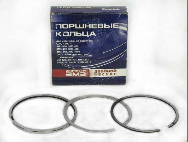Кольца поршневые 92,0 к-кт дв. ЗМЗ 402, 406, 511, 513 